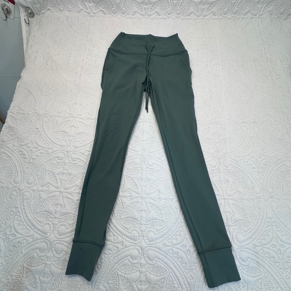 Avalanche Outdoor Supply Sage Green High Waisted Drawstring Leggings XS RN63619